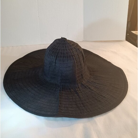 August T. Black Floppy Hat - Picture 2 of 6